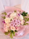 Pink & White Mystery Box Bouquet