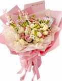 Pink & White Mystery Box Bouquet
